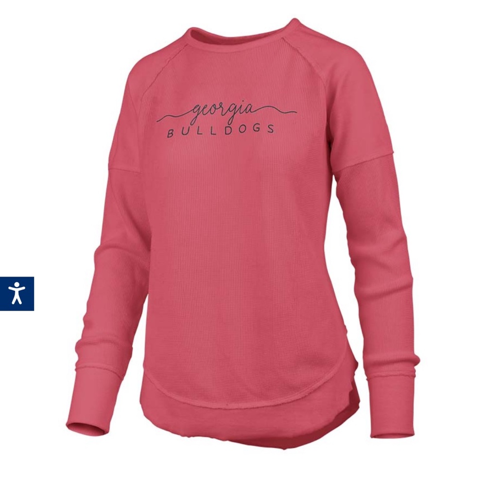 BRAND NEW UGA Waffle knit long sleeve shirt.